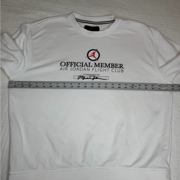 Air Jordan Flight MVP Lightweight Sweatshirt Men’s Size Large DX9647-100 - Picture 6 of 10